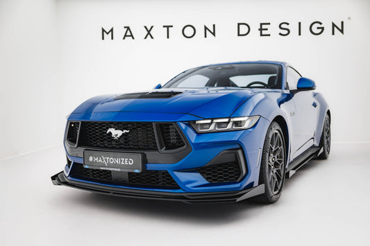 Street Pro Front Splitter + Flaps Ford Mustang GT Mk7