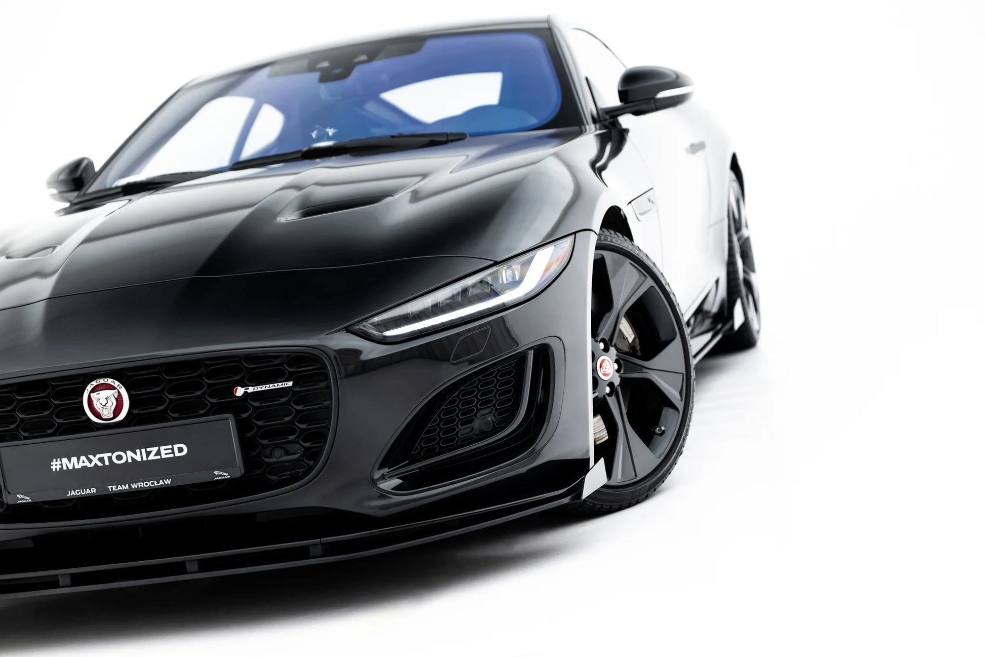 Street Pro Front Splitter Flaps Jaguar F-Type X152 Facelift