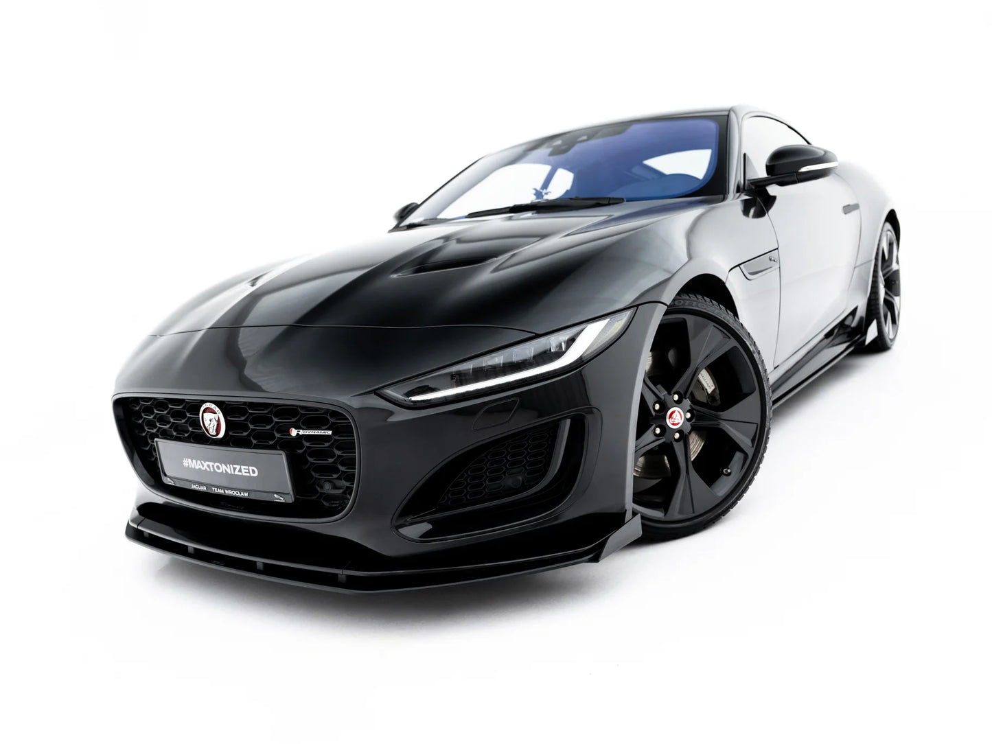 Street Pro Front Splitter + Flaps Jaguar F-Type X152 Facelift 2