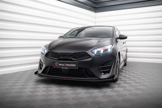 Street Pro Front Splitter + Flaps Kia Proceed GT Mk3 Facelift / Ceed GT / GT - Line Mk1 Facelift