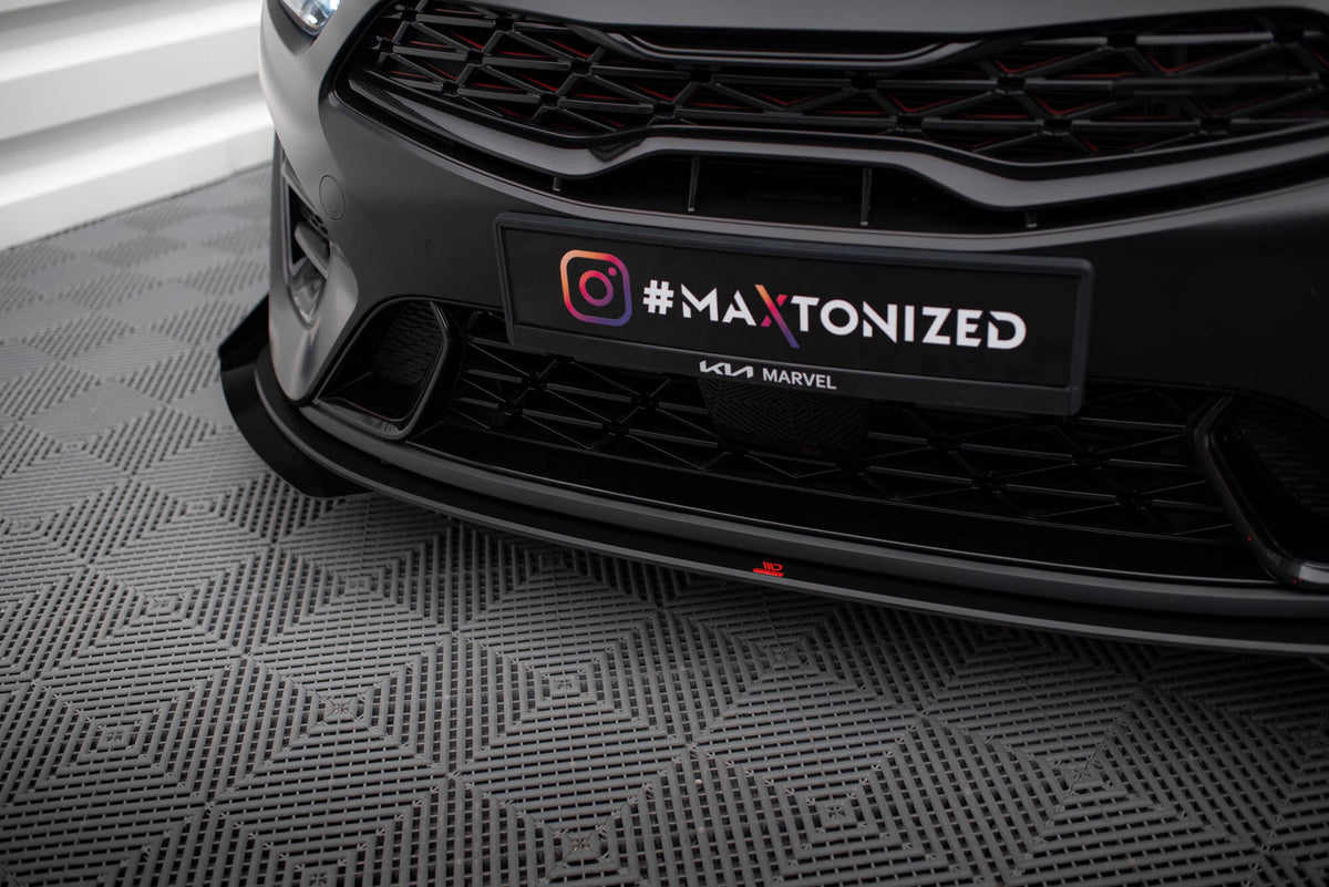 Street Pro Front Splitter + Flaps Kia Proceed GT Mk3 Facelift / Ceed GT / GT - Line Mk1 Facelift