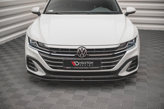 Street Pro Front Splitter Volkswagen Arteon Sedan / Shooting Brake R-Line Mk1 Facelift