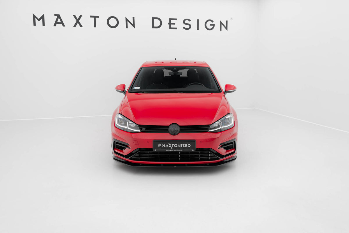 Street Pro Front Splitter Volkswagen Golf R / R-Line Mk7 Facelift