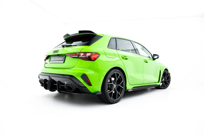 Street Pro Rear Diffuser + Flaps Audi RS3 Sportback 8Y Facelift