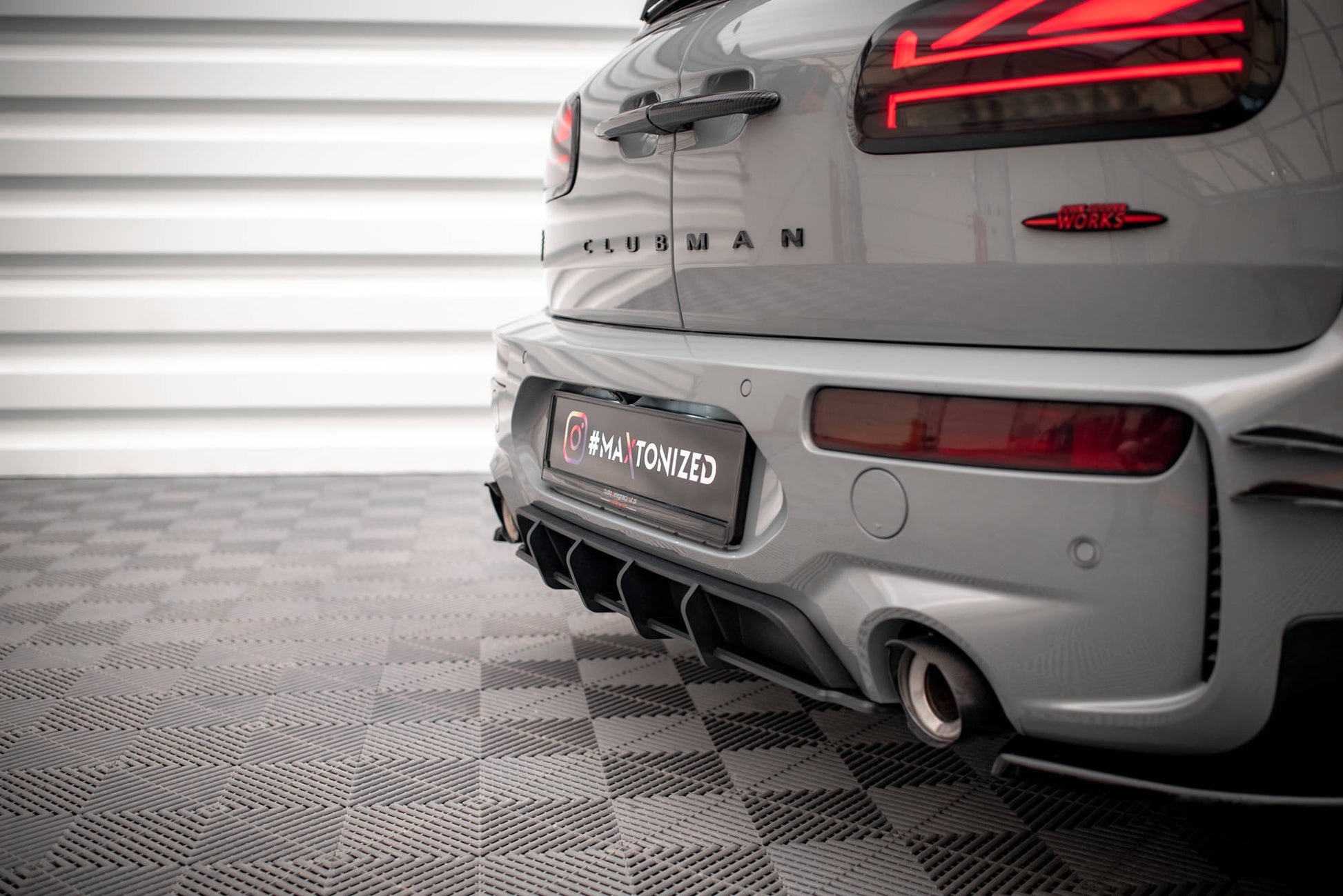 Street Pro Rear Diffuser Mini Cooper Clubman John Cooper Works F54 Facelift