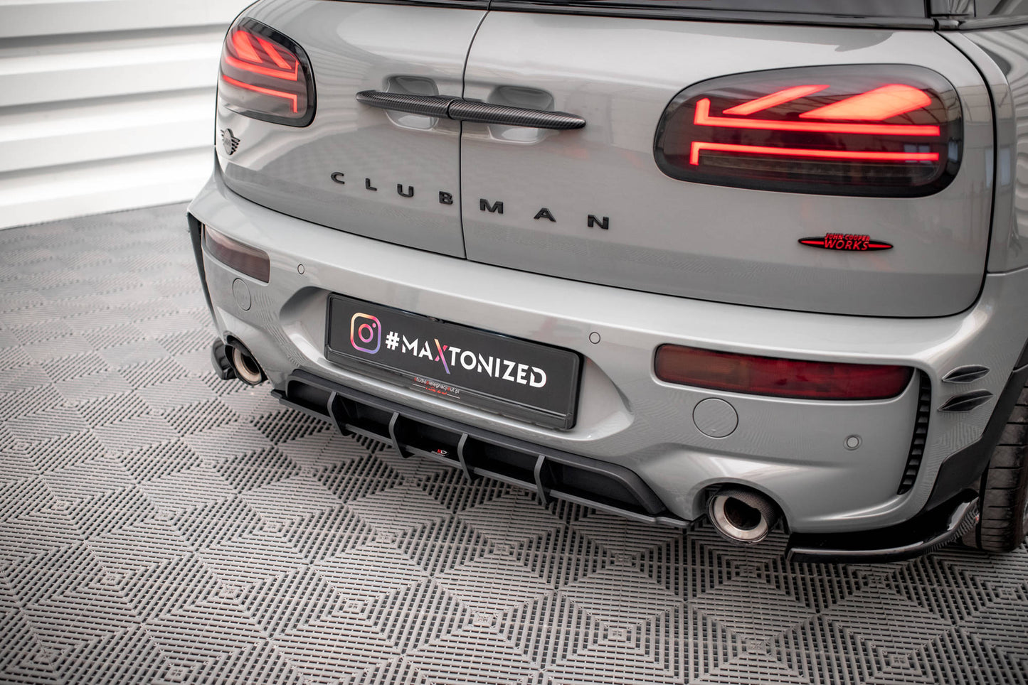 Street Pro Rear Diffuser Mini Cooper Clubman John Cooper Works F54 Facelift