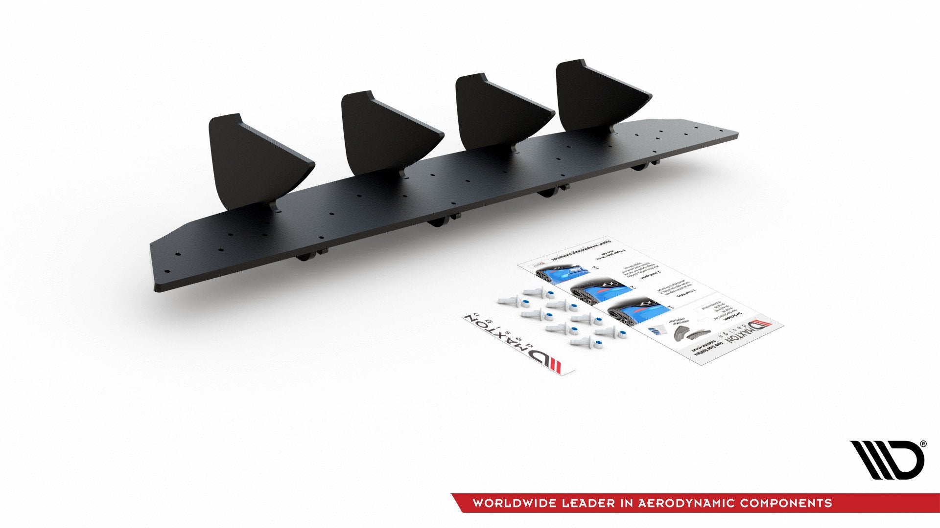 Street Pro Rear Diffuser V.2 Volkswagen Golf Hatchback Mk8 / Mk8 Facelift