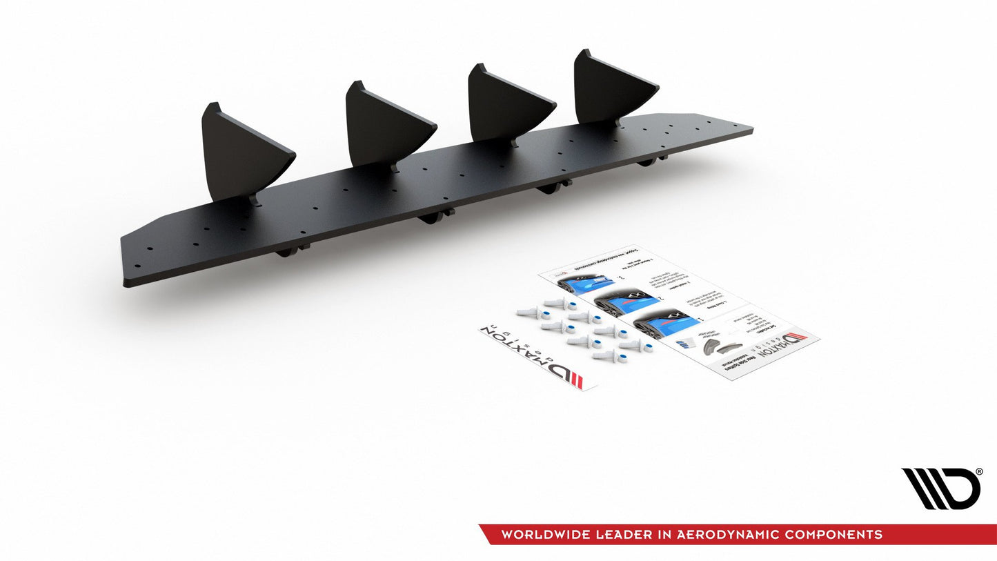 Street Pro Rear Diffuser V.2 Volkswagen Golf Hatchback Mk8 / Mk8 Facelift