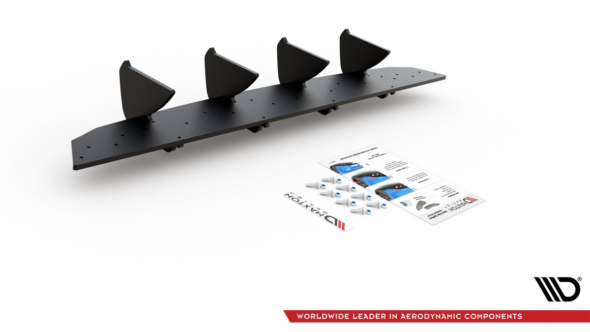 Street Pro Rear Diffuser V.2 Volkswagen Golf Hatchback Mk8 / Mk8 Facelift