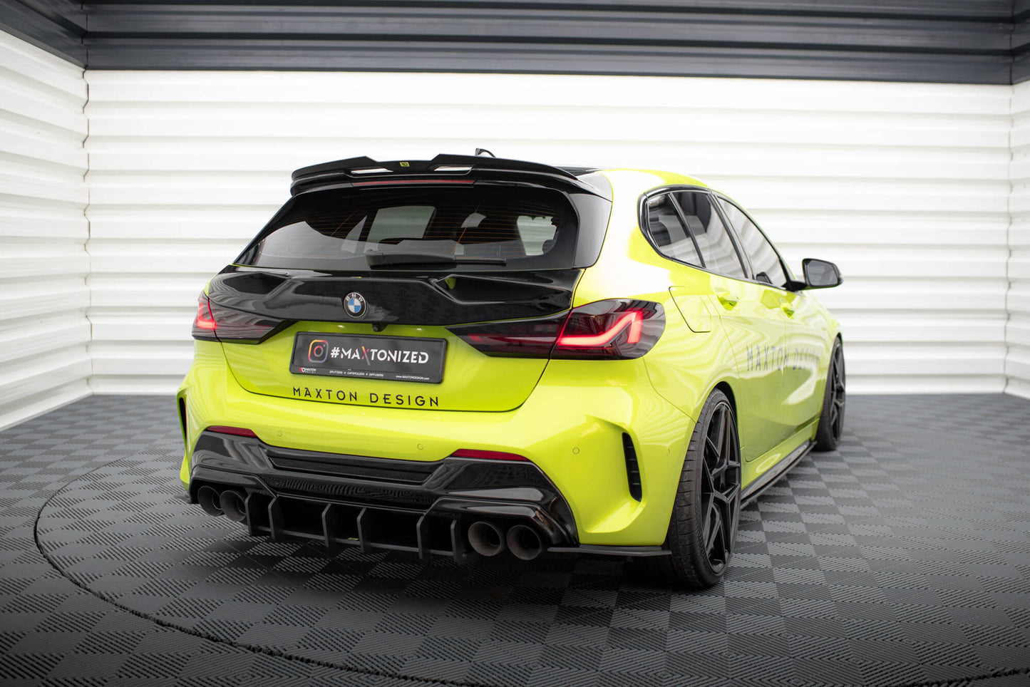 Street Pro Rear Diffuser V.4 BMW 1 M-Pack / M135i / 128ti F40