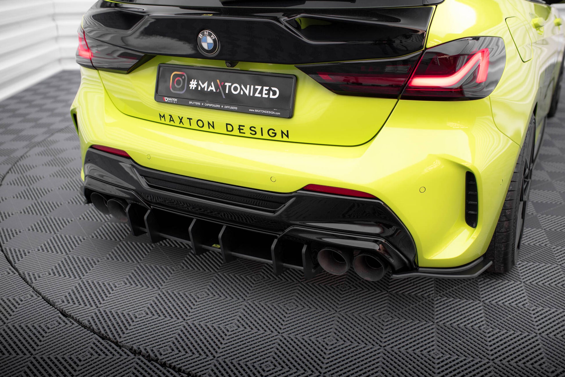 Street Pro Rear Diffuser V.4 BMW 1 M-Pack / M135i / 128ti F40