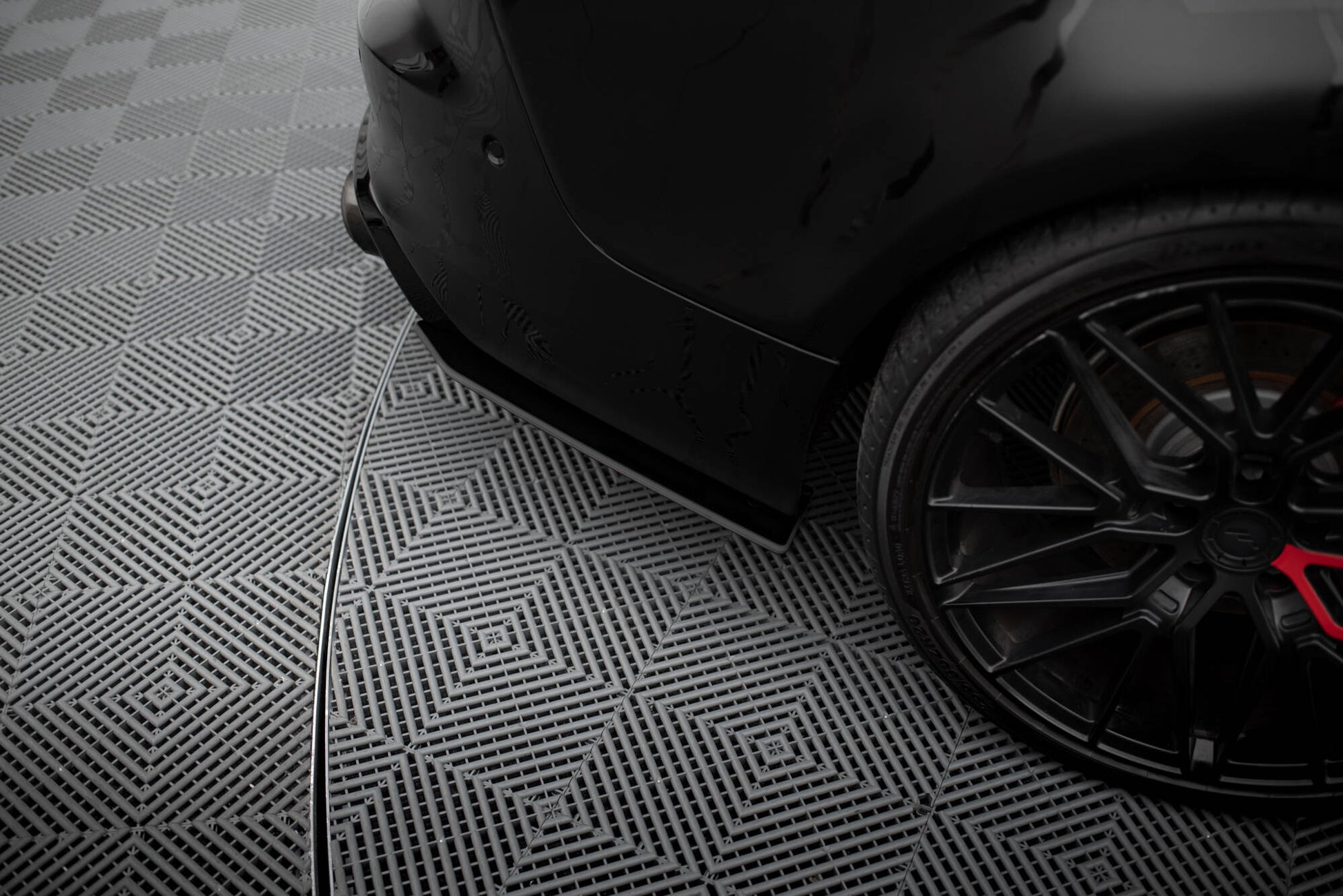 Street Pro Rear Side Splitters Audi A7 S-Line C7