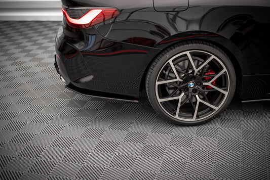 Street Pro Rear Side Splitters BMW 4 M-Pack G22 / G23 / G22 Facelift / G23 Facelift