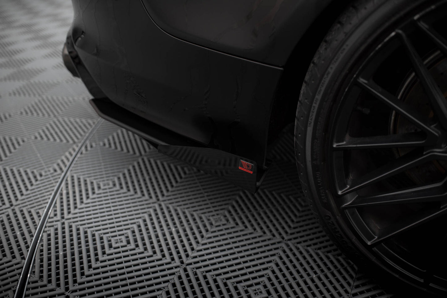 Street Pro Rear Side Splitters + Flaps Audi A7 S-Line C7