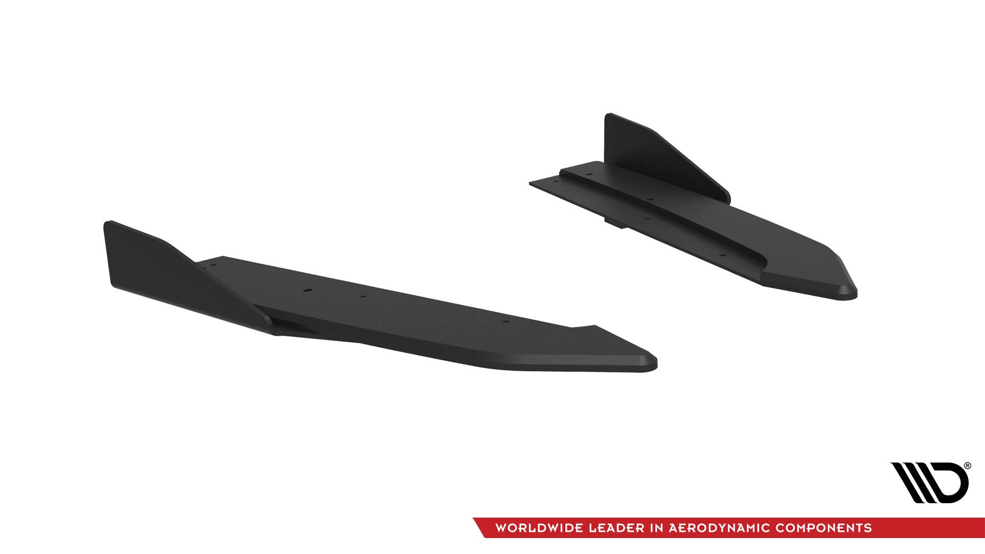 Street Pro Rear Side Splitters + Flaps Audi A7 S-Line C7