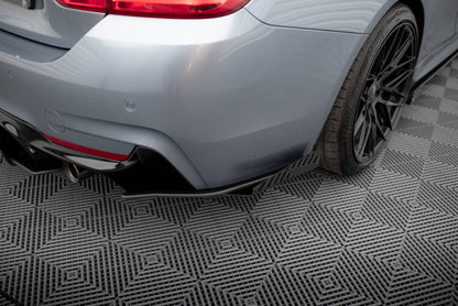 Street Pro Rear Side Splitters + Flaps BMW 435i Coupe M-Pack F32