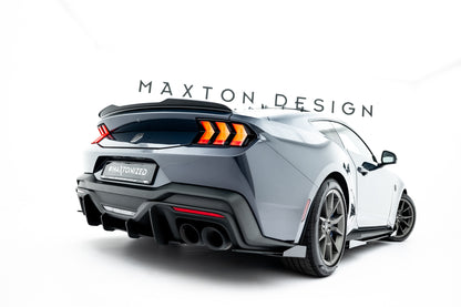Street Pro Rear Side Splitters + Flaps Ford Mustang Dark Horse Mk7