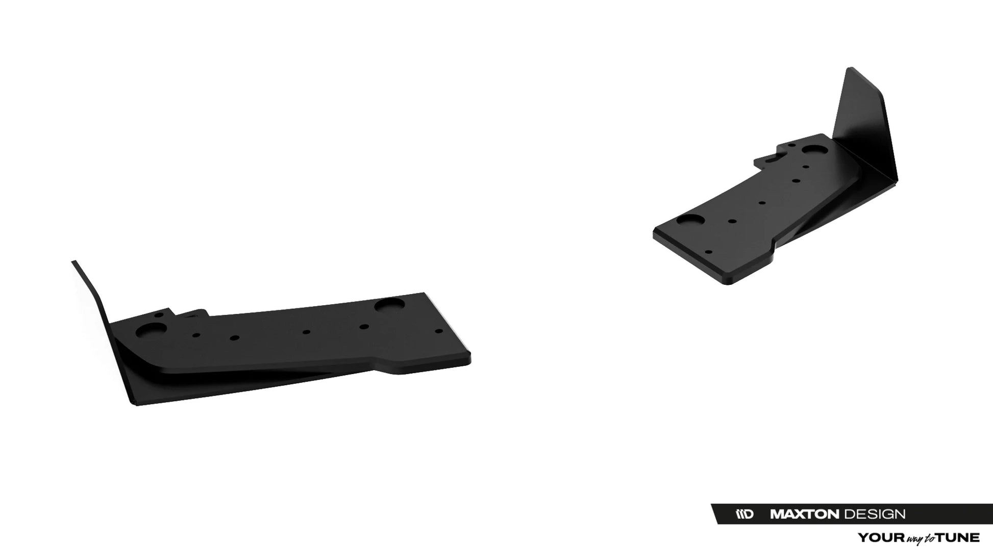 Street Pro Rear Side Splitters + Flaps Toyota GR Yaris Mk4 Facelift