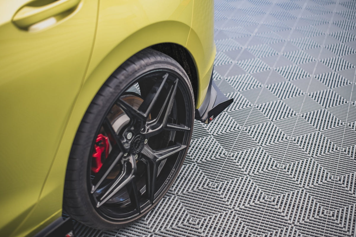 Street Pro Rear Side Splitters + Flaps Volkswagen Golf GTI Clubsport Mk8
