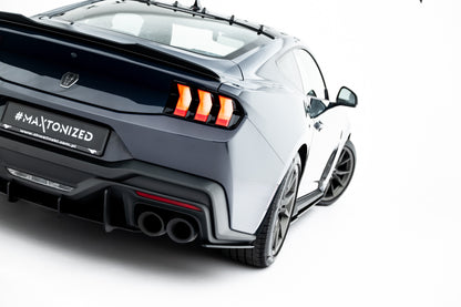 Street Pro Rear Side Splitters Ford Mustang Dark Horse Mk7