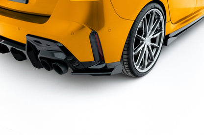 Street Pro Rear Side Splitters V.2 + Flaps BMW 1 M-Pack F70
