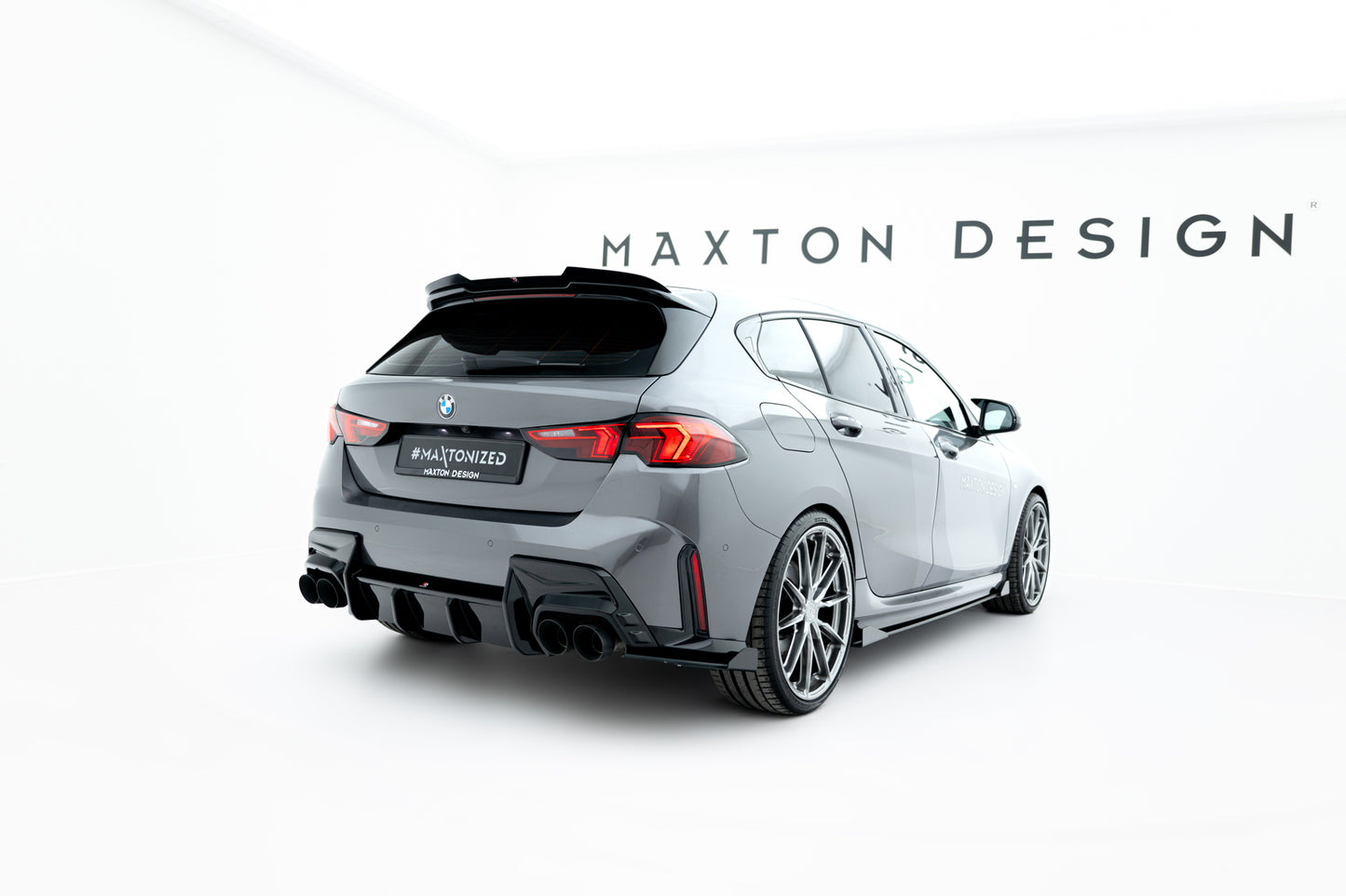Street Pro Rear Side Splitters V.2 + Flaps BMW M135i F70