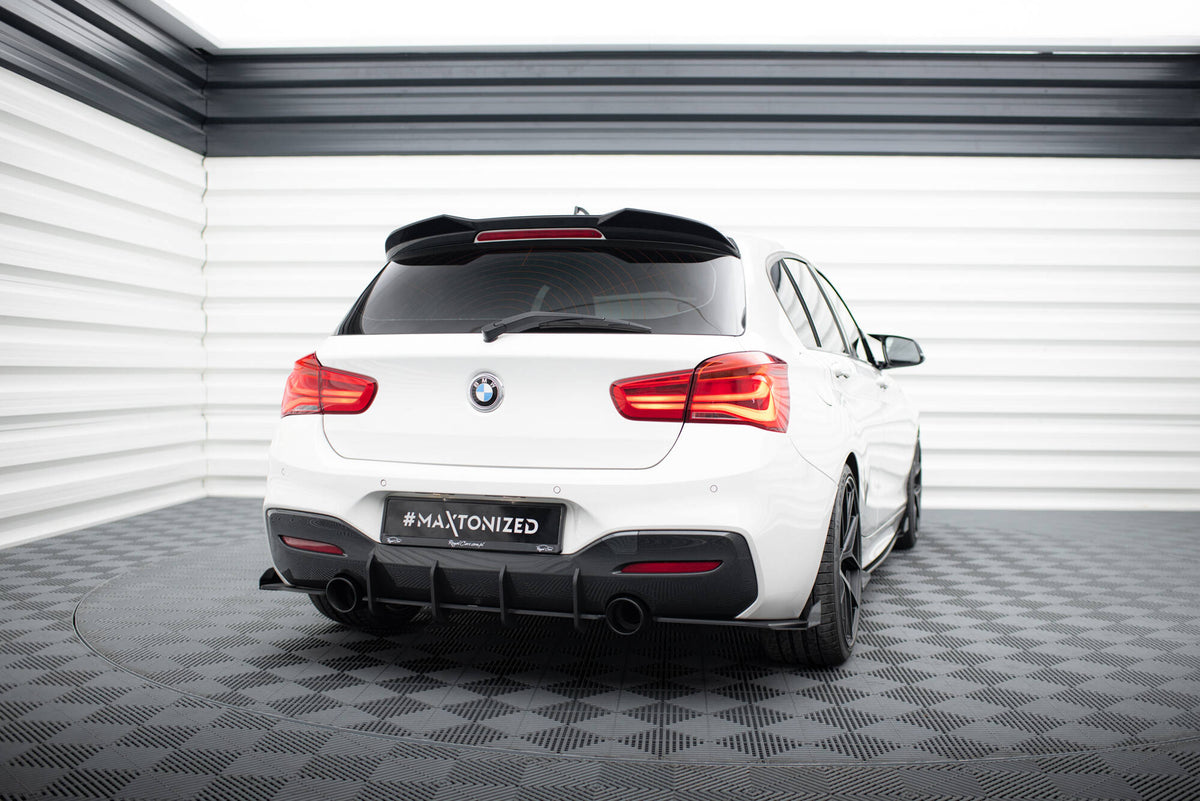 Street Pro Rear Side Splitters V.2 + Flaps for BMW 1 F20 M140i