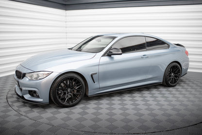 Street Pro Side Skirts Diffusers BMW 4 Coupe / Gran Coupe / Cabrio M-Pack F32 / F36 / F33