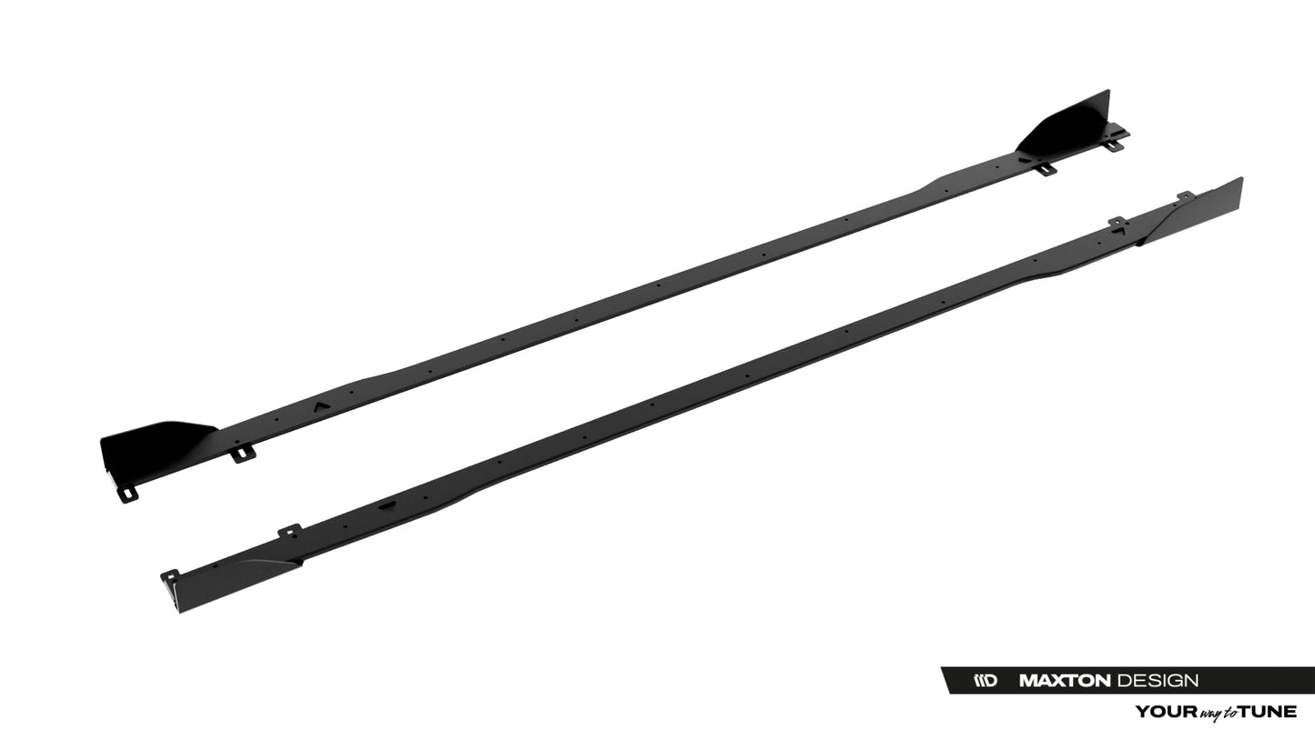 Street Pro Side Skirts Diffusers + Flaps Audi A5 S-Line / S5 Sedan / Avant B10