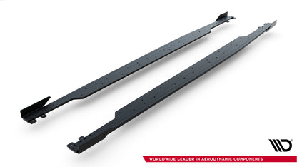 Street Pro Side Skirts Diffusers + Flaps Audi RS3 Sedan 8Y Facelift