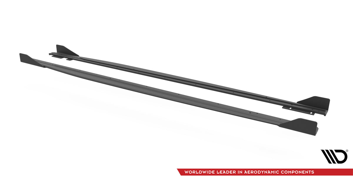 Street Pro Side Skirts Diffusers + Flaps Audi RS3 Sportback 8Y