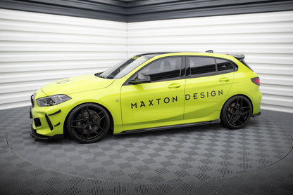Street Pro Side Skirts Diffusers + Flaps BMW 1 M-Pack / M135i / 128ti F40