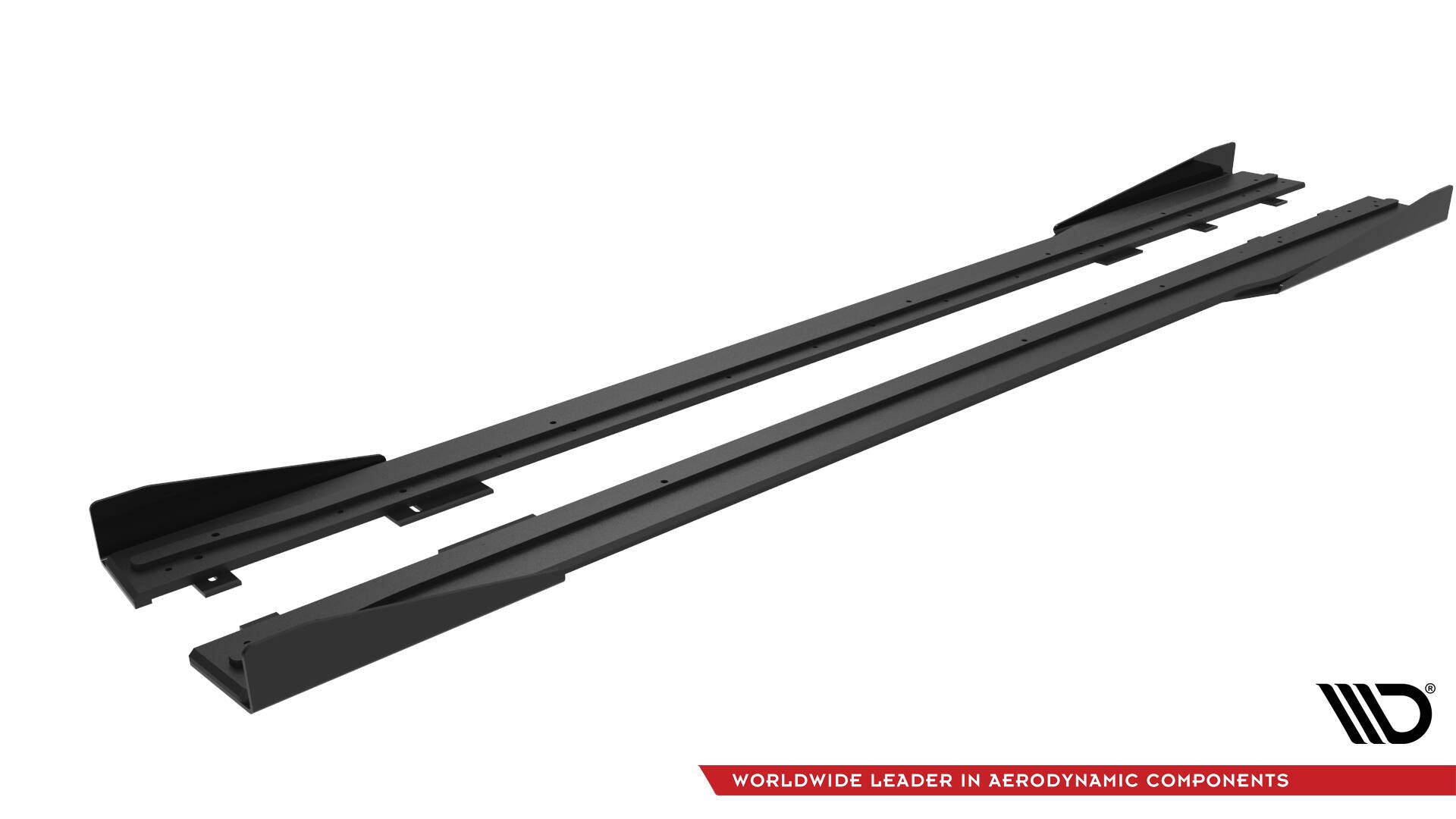 Street Pro Side Skirts Diffusers + Flaps Ford Mustang Dark Horse Mk7