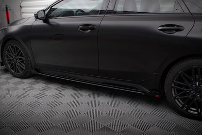 Street Pro Side Skirts Diffusers + Flaps Kia Proceed GT / GT-Line Mk1 Facelift / Ceed GT Mk3 Facelift