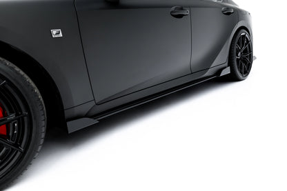 Street Pro Side Skirts Diffusers + Flaps Lexus IS 500 Mk3 Facelift 2 (XE30)