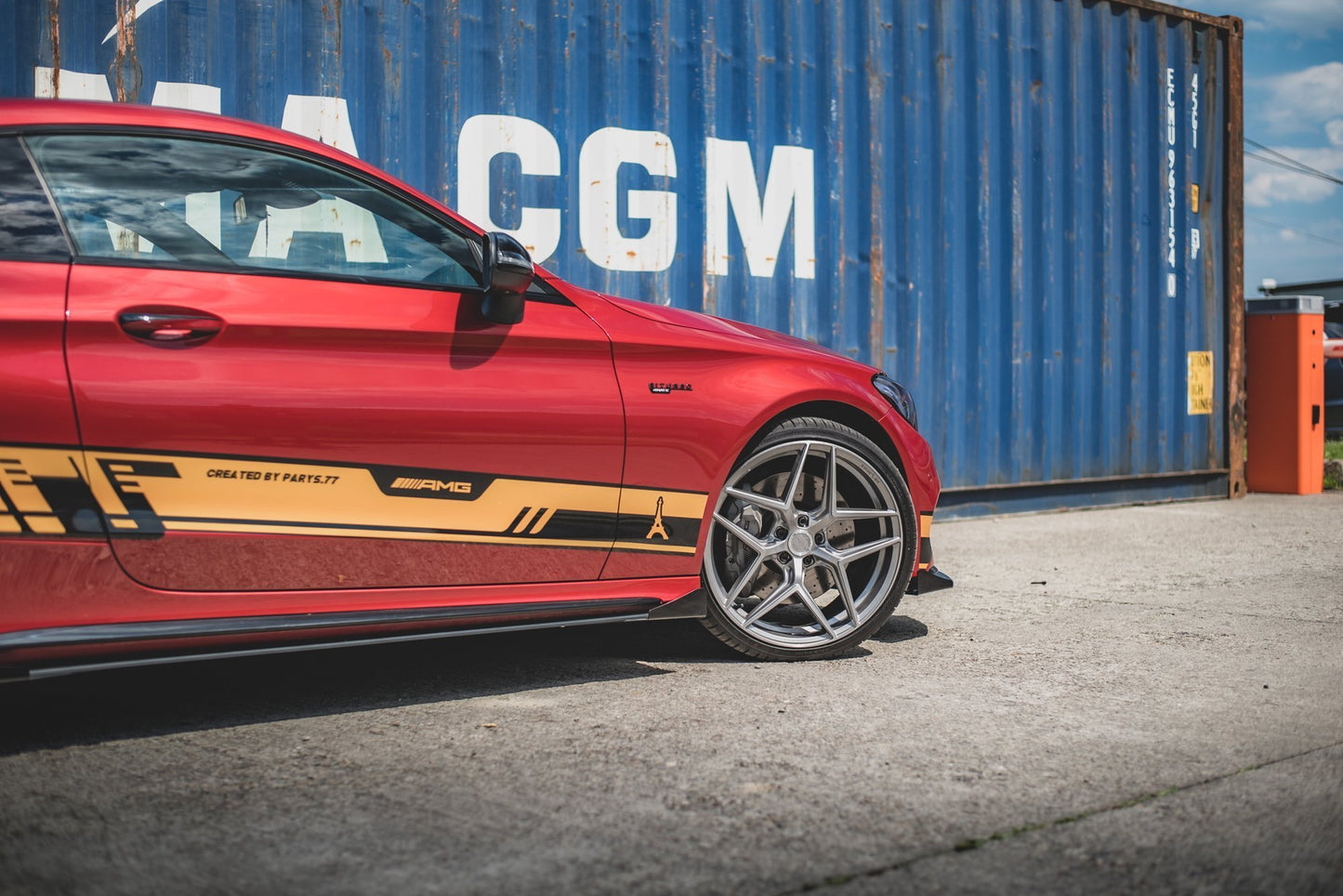 Street Pro Side Skirts Diffusers + Flaps Mercedes-AMG C43 / AMG-Line Coupe C205