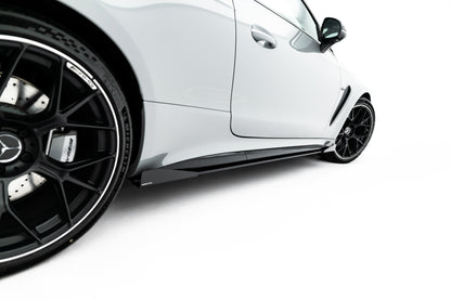 Street Pro Side Skirts Diffusers + Flaps Mercedes-AMG CLE 53 Aero C236