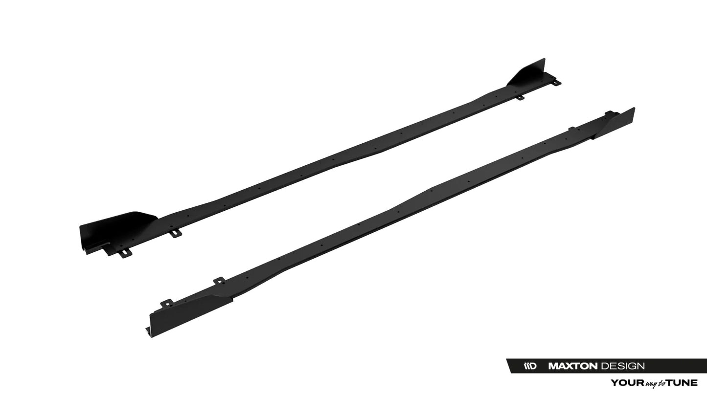 Street Pro Side Skirts Diffusers + Flaps Toyota GR Yaris Mk4 Facelift