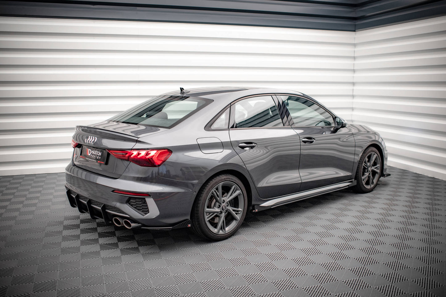 Street Pro Side Skirts Diffusers + Flaps V.1 Audi S3 / A3 S-Line 8Y / 8Y Facelift