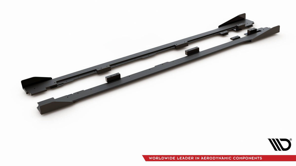 Street Pro Side Skirts Diffusers + Flaps Volkswagen Golf GTI Mk6