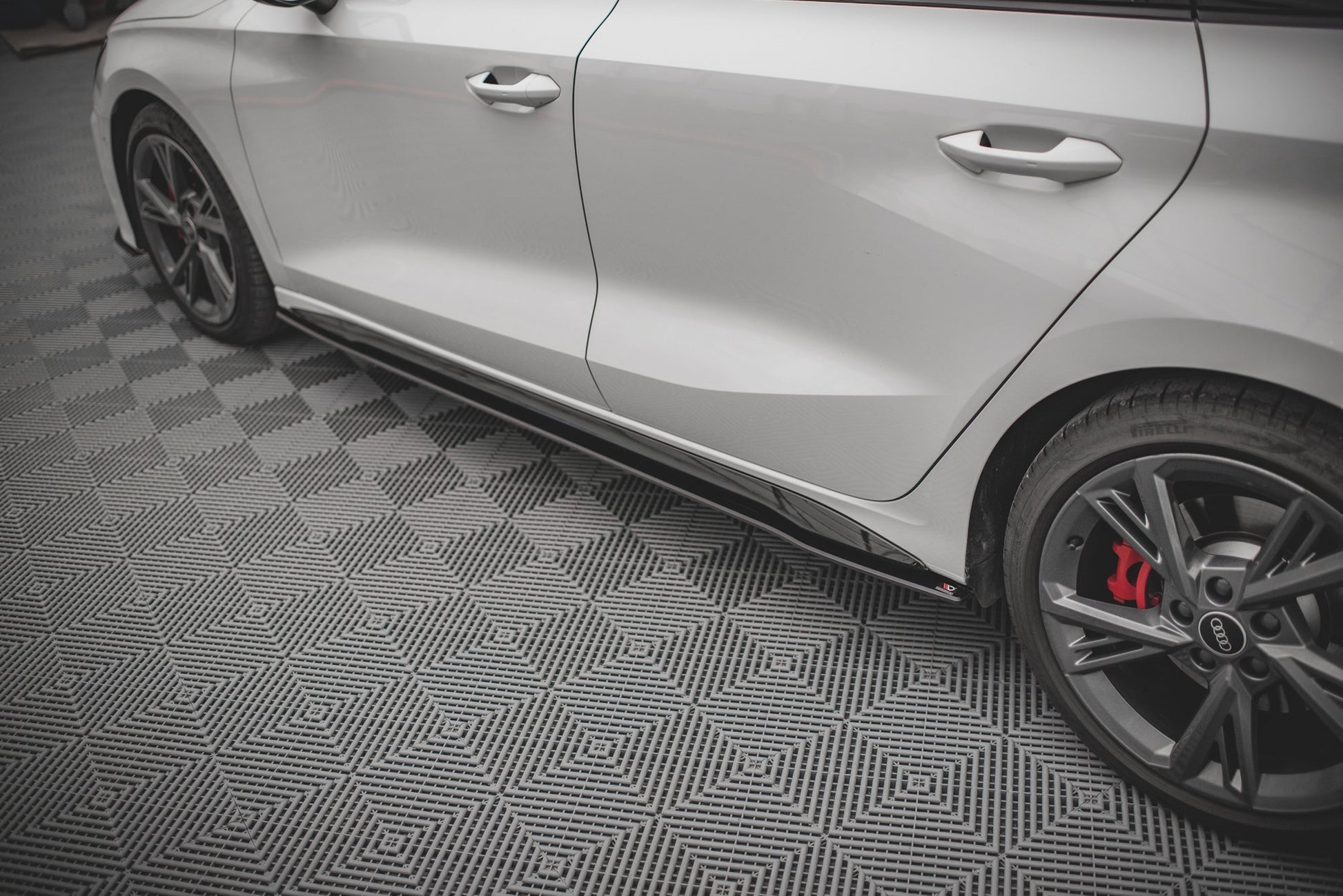 Street Pro Side Skirts Diffusers V.1 Audi S3 / A3 S-Line 8Y / 8Y Facelift