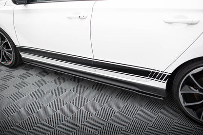 Street Pro Side Skirts Diffusers V.1 Hyundai I30 N / N-Line Hatchback / Fastback Mk3 / Mk3 Facelift