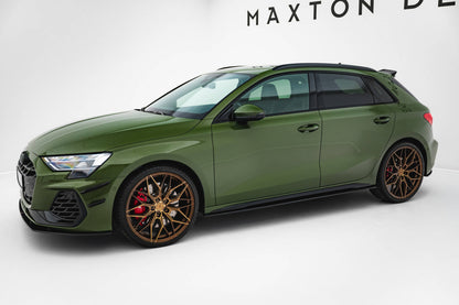 Street Pro Side Skirts Diffusers V.2 Audi S3 Sportback / A3 S-line Sportback 8Y / 8Y Facelift
