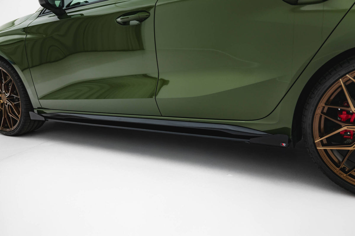 Street Pro Side Skirts Diffusers V.2 + Flaps Audi S3 Sportback / A3 S-line Sportback 8Y / 8Y Facelift