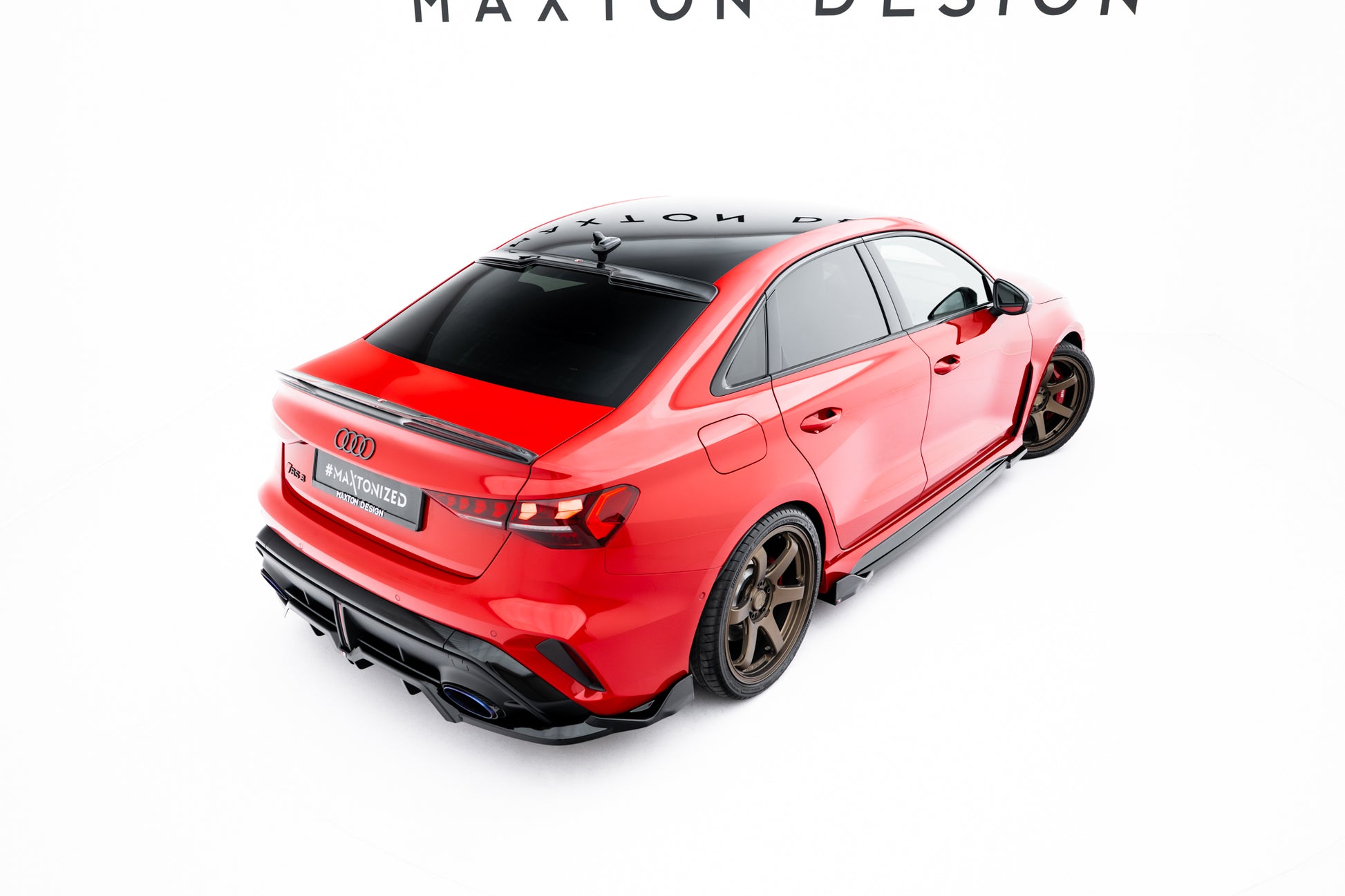 The extension of the rear window Audi RS3 Sedan 8Y Facelift