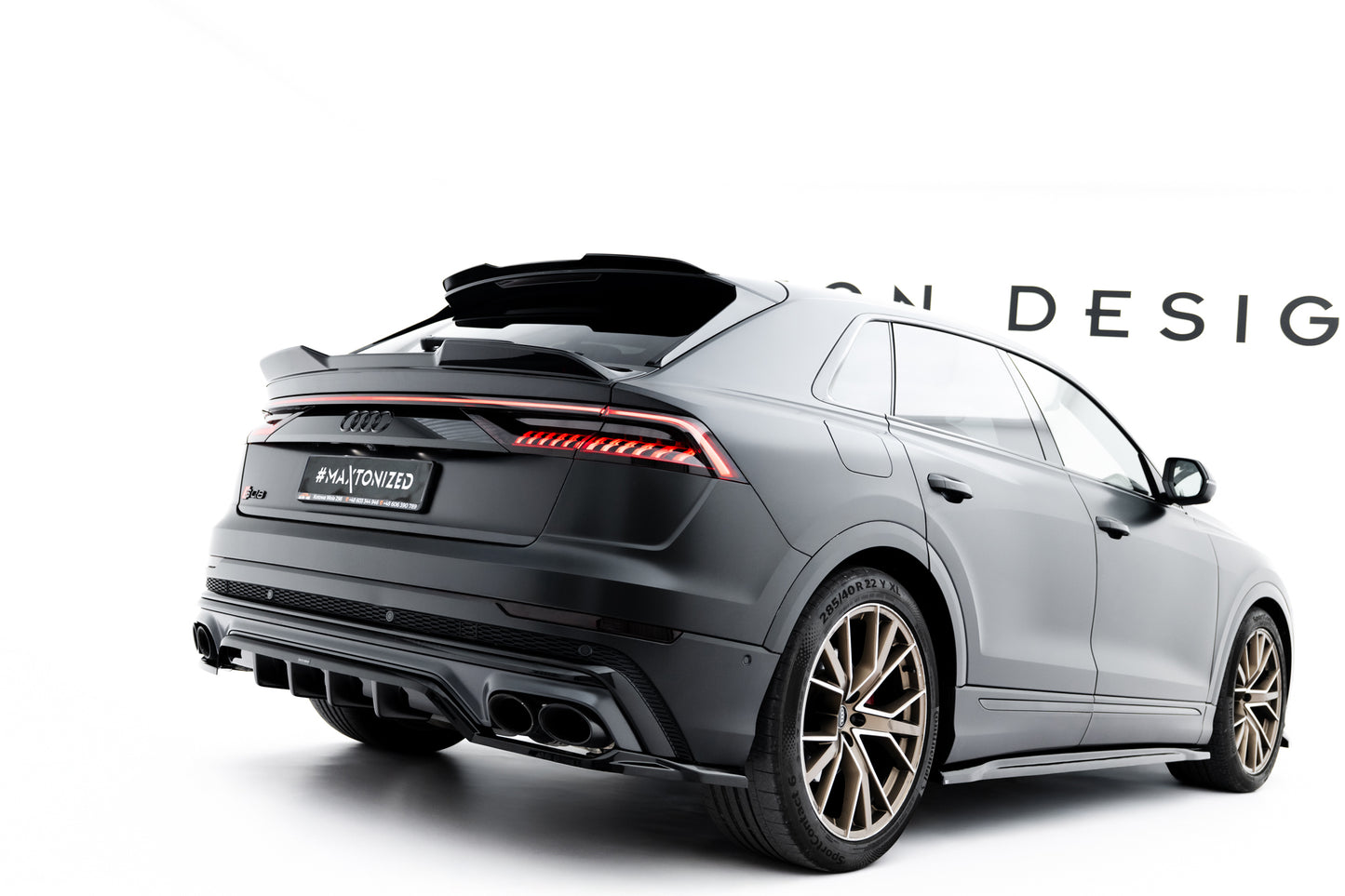 Upper Spoiler Cap Audi Q8 S-line / SQ8 Mk1 Facelift