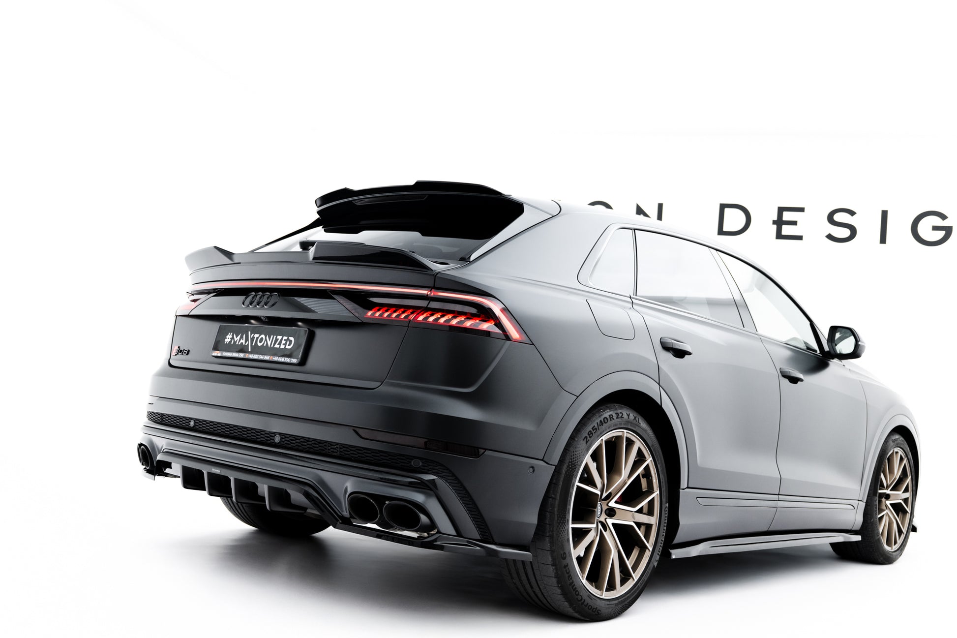 Upper Spoiler Cap Audi Q8 S-line / SQ8 Mk1 Facelift