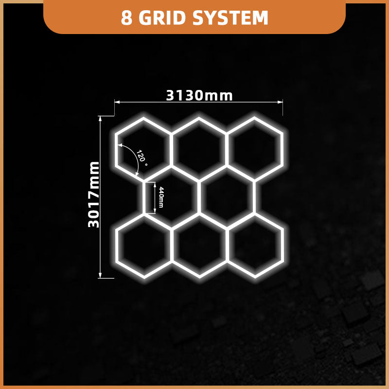 Hexagon 8 Lights System