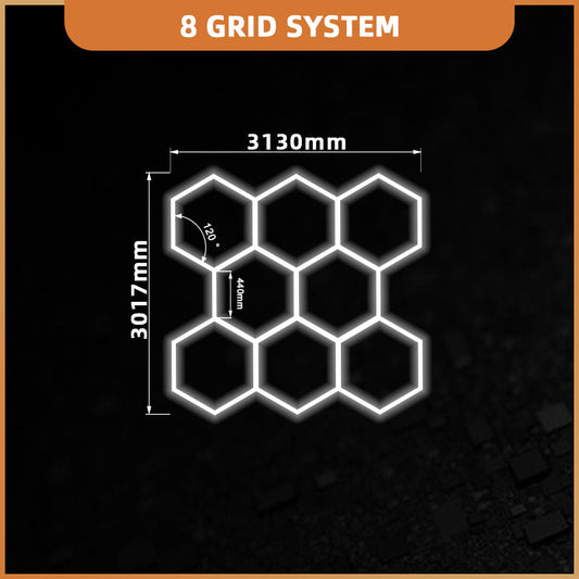 Hexagon 8 Lights System